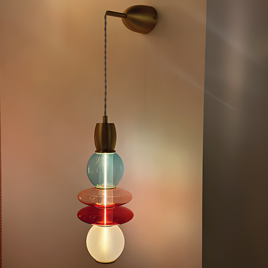Léonor hang/wandlamp verticale van Elements Lighting