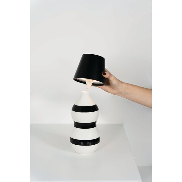Zafferano Dimbare, draagbare en oplaadbare lamp Poldina Stopper met geïntegreerde LED