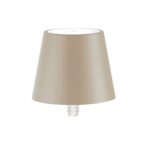 Zafferano Dimbare, draagbare en oplaadbare lamp Poldina Stopper met geïntegreerde LED