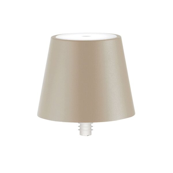 Zafferano Dimbare, draagbare en oplaadbare lamp Poldina Stopper met geïntegreerde LED