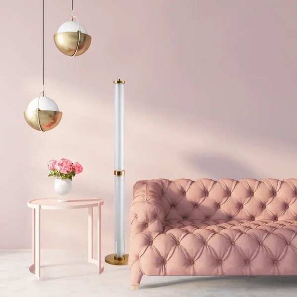 Elements Lighting Dimbare vloerlamp Tiffany Lampadaire met geïntegreerde LED