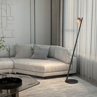 Artdelight 3-staps dimbare vloerlamp Omega met geïntegreerde LED