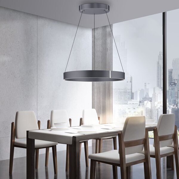 Neuhaus Pure In hoogte verstelbare en dimbare hanglamp Pure E-Clipse met geïntegreerde LED | Ø 70 cm