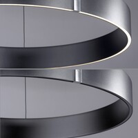 Neuhaus Pure In hoogte verstelbare en dimbare hanglamp Pure E-Clipse met geïntegreerde LED | Ø 70 cm