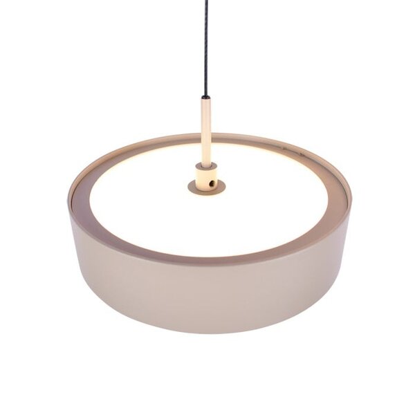 Freelight 6-lichts ovalen hanglamp Alieno met geïntegreerde LED