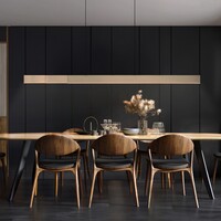 Neuhaus Pure In hoogte/lengte verstelbare en dimbare hanglamp Pure Moto-Rise met geïntegreerde LED