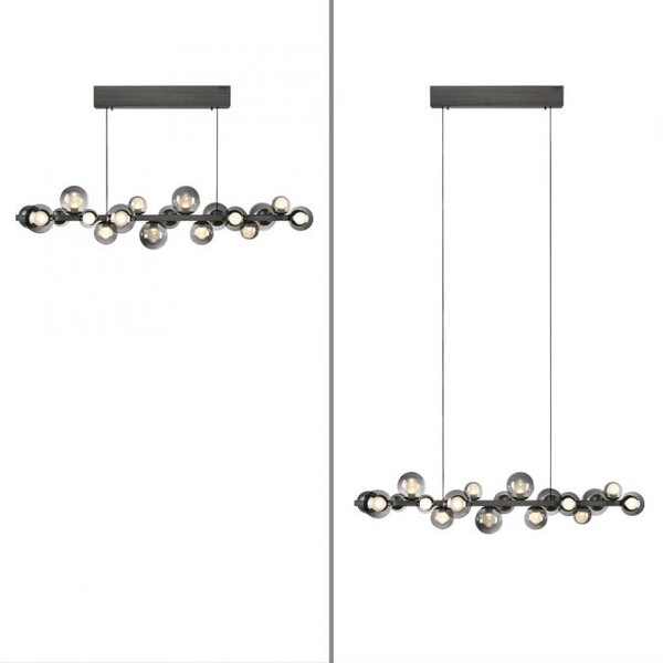 Neuhaus Pure In hoogte verstelbare en dimbare hanglamp Pure E-Popup met geïntegreerde LED