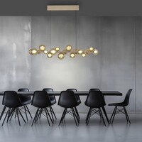 Neuhaus Pure In hoogte verstelbare en dimbare hanglamp Pure E-Popup met geïntegreerde LED