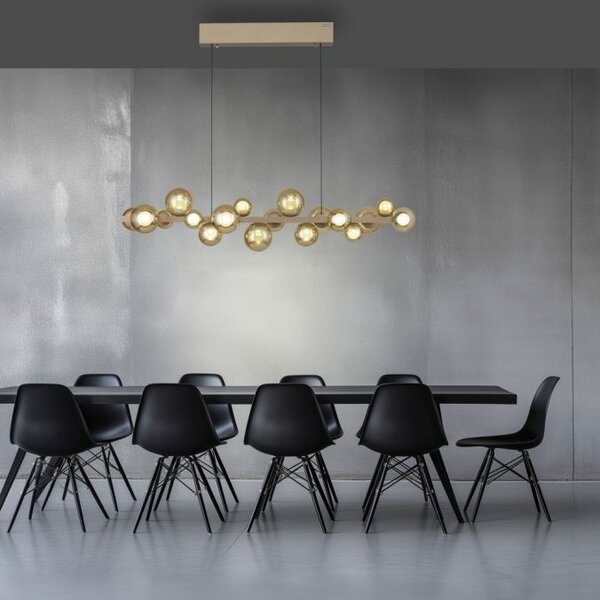 Neuhaus Pure In hoogte verstelbare en dimbare hanglamp Pure E-Popup met geïntegreerde LED
