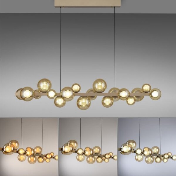Neuhaus Pure In hoogte verstelbare en dimbare hanglamp Pure E-Popup met geïntegreerde LED