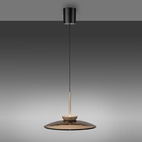 Neuhaus Pure In hoogte verstelbare en dimbare hanglamp Pure E-Moon met geïntegreerde LED