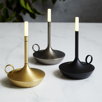 Wick by Graypants 3-staps dimbare, draagbare en oplaadbare tafellamp Wick S