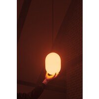 Grau 'Sunset' dimbare 1-lichts hanglamp Sun met geïntegreerde LED