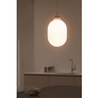 Grau 'Sunset' dimbare 1-lichts hanglamp Sun met geïntegreerde LED