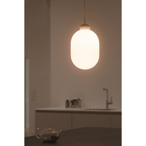 Grau 'Sunset' dimbare 1-lichts hanglamp Sun met geïntegreerde LED