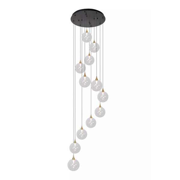 Lucide Dimbare 12-lichts hanglamp Gisela met geïntegreerde LED