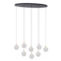 Lucide Dimbare 8-lichts hanglamp Gisela met geïntegreerde LED