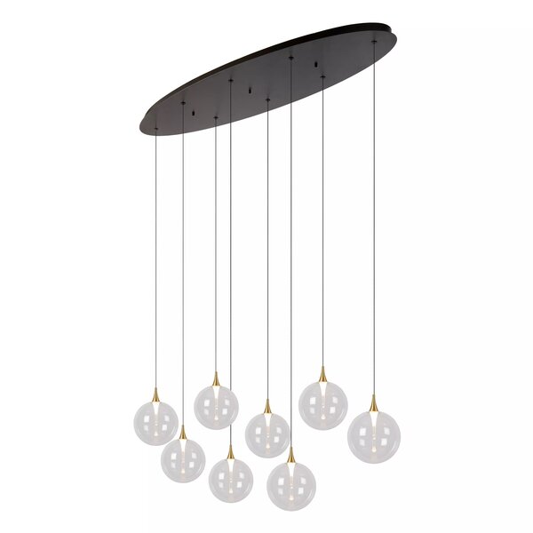 Lucide Dimbare 8-lichts hanglamp Gisela met geïntegreerde LED