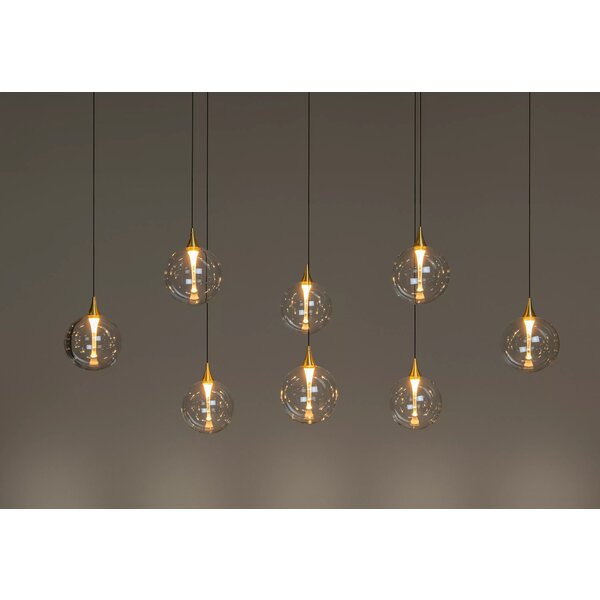 Lucide Dimbare 8-lichts hanglamp Gisela met geïntegreerde LED