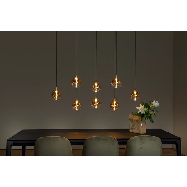 Lucide Dimbare 8-lichts hanglamp Gisela met geïntegreerde LED