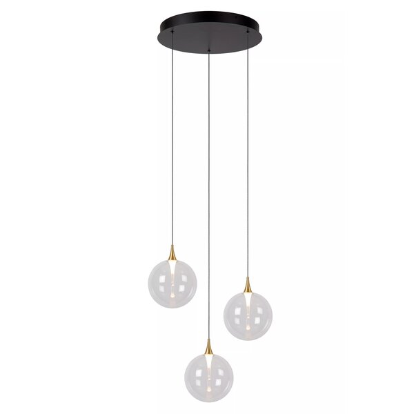 Lucide Dimbare 3-lichts hanglamp Gisela met geïntegreerde LED