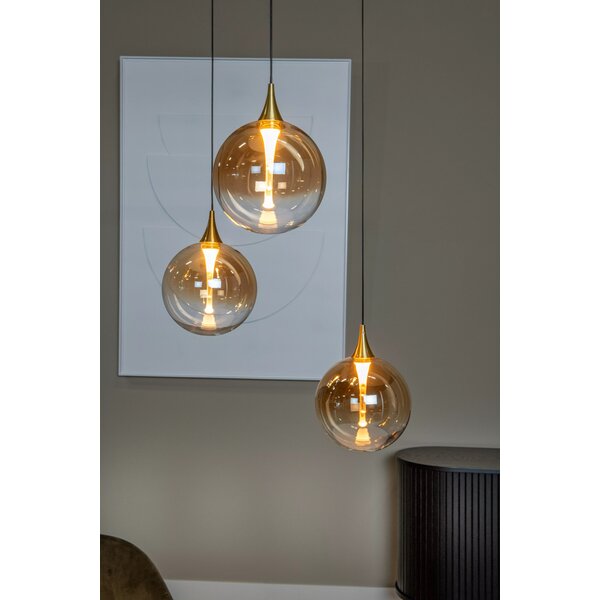 Lucide Dimbare 3-lichts hanglamp Gisela met geïntegreerde LED