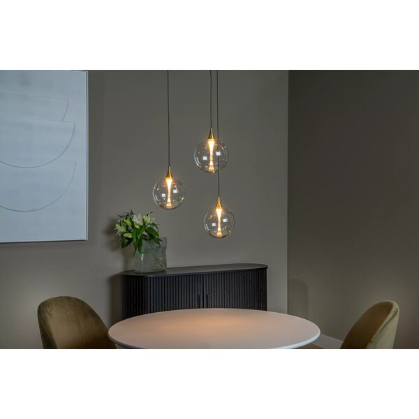 Lucide Dimbare 3-lichts hanglamp Gisela met geïntegreerde LED