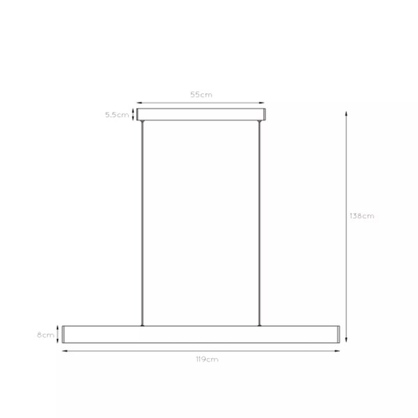 Lucide Dimbare hanglamp Raya met geïntegreerde LED