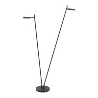 Highlight Dimbare 2-lichts vloerlamp Round Move met geïntegreerde LED