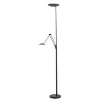 Highlight Dimbare uplight met leesarm New Roma met geïntegreerde LED