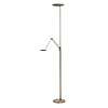 Highlight Dimbare uplight met leesarm New Roma met geïntegreerde LED