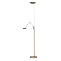 Highlight Dimbare uplight met leesarm New Roma met geïntegreerde LED