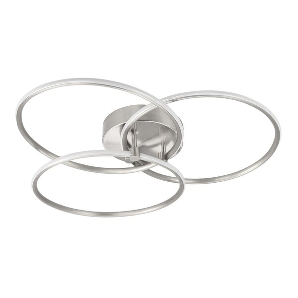 Highlight 3-staps dimbare plafondlamp Circles met geïntegreerde LED