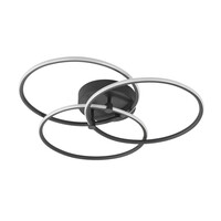 Highlight 3-staps dimbare plafondlamp Circles met geïntegreerde LED