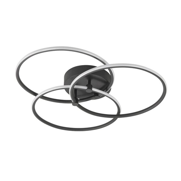 Highlight 3-staps dimbare plafondlamp Circles met geïntegreerde LED