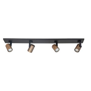 Highlight Kantelbare én draaibare 4-lichts opbouwspot Halo