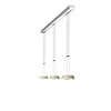 Oligo Dimbare 3-lichts hanglamp Glance met geïntegreerde LED