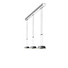 Oligo Dimbare 3-lichts hanglamp Glance met geïntegreerde LED