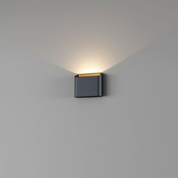 Artdelight Dimbare in- en outdoor wandlamp Diaz Small met geïntegreerde LED | IP65