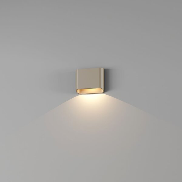 Artdelight Dimbare in- en outdoor wandlamp Diaz Small met geïntegreerde LED | IP65