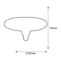 Segula Dimbare LED-lichtbron Floating Ufo 220 gold