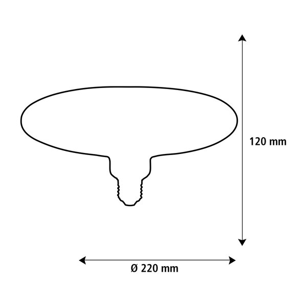 Segula Dimbare LED-lichtbron Floating Ufo 220 gold