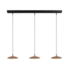 Masterlight 'Dim to Warm' dimbare 3-lichts hanglamp Scala met geïntegreerde LED