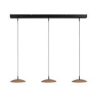 Masterlight 'Dim to Warm' dimbare 3-lichts hanglamp Scala met geïntegreerde LED