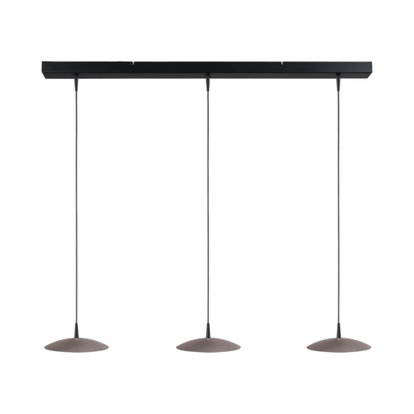 Masterlight 'Dim to Warm' dimbare 3-lichts hanglamp Scala met geïntegreerde LED