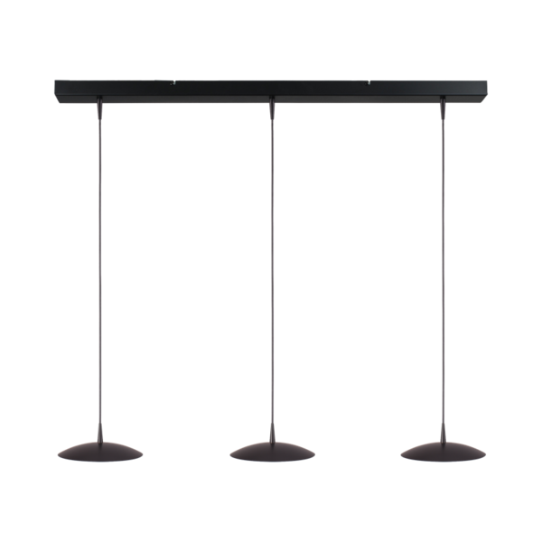 Masterlight 'Dim to Warm' dimbare 3-lichts hanglamp Scala met geïntegreerde LED