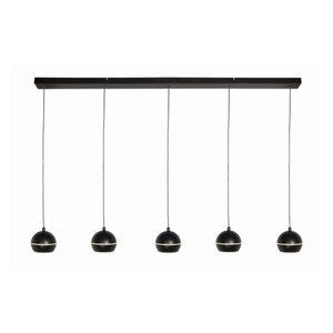 Freelight Dimbare 5-lichts hanglamp Bilia met geïntegreerde LED