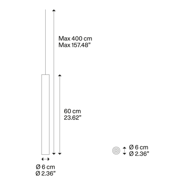 Lodes Hanglamp A-Tube Medium