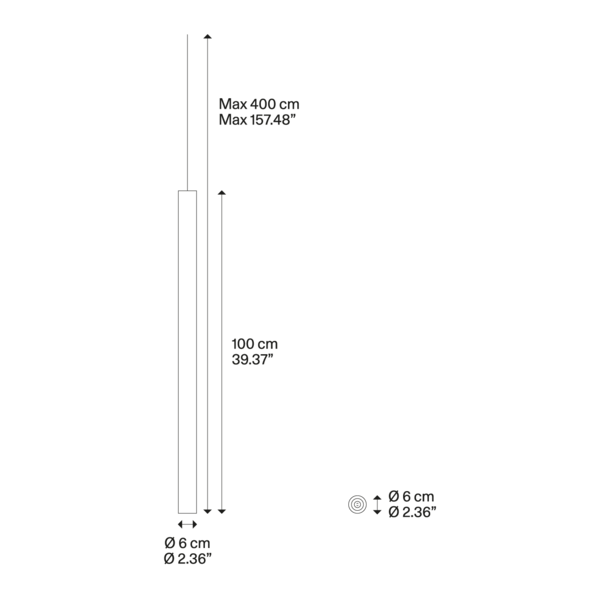 Lodes Hanglamp A-Tube Large
