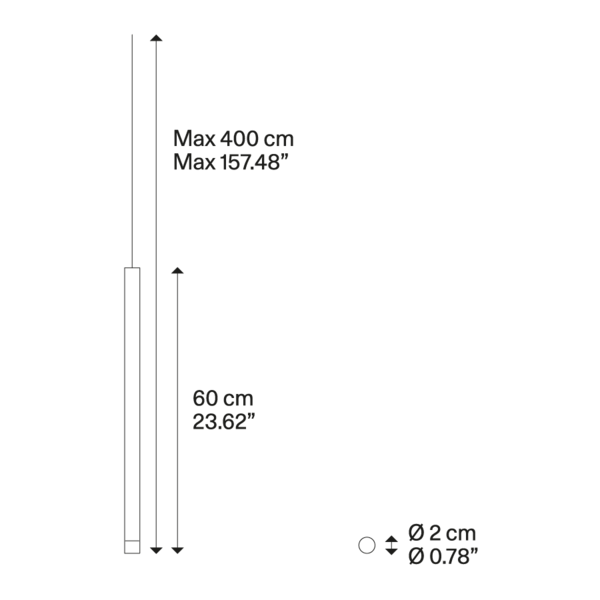 Lodes Hanglamp A-Tube Nano Medium